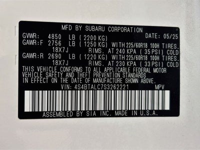 2025 Subaru Outback Onyx Edition