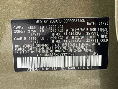 2025 Subaru Outback Limited