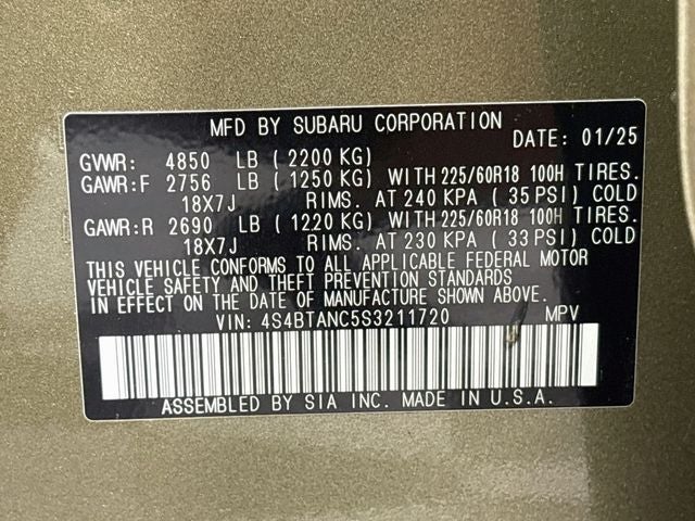 2025 Subaru Outback Limited