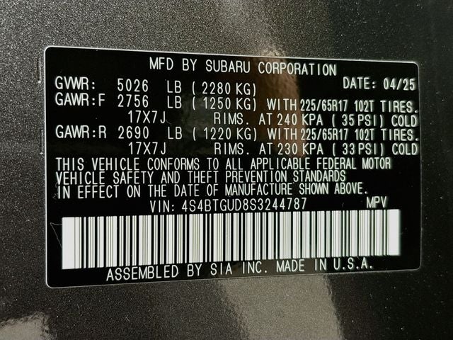2025 Subaru Outback Wilderness