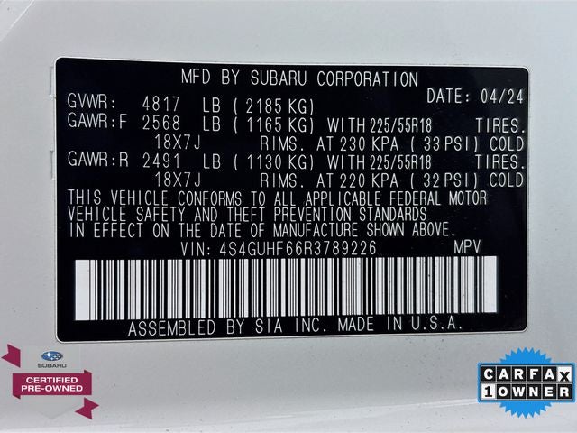 2024 Subaru Crosstrek Sport