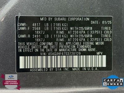 2025 Subaru Crosstrek Sport