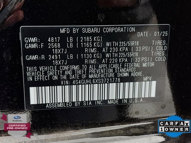 2025 Subaru Crosstrek Limited