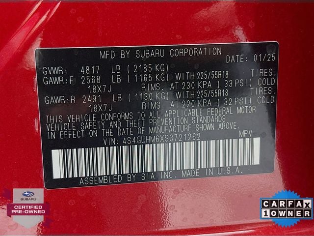 2025 Subaru Crosstrek Limited