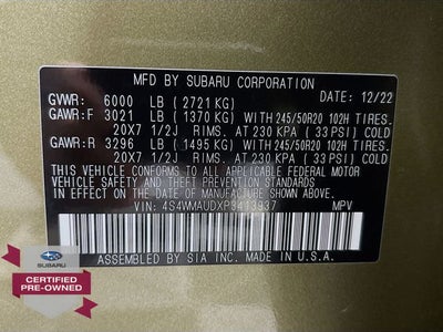 2023 Subaru Ascent Limited