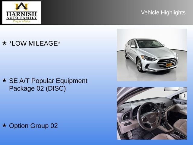 2017 Hyundai Elantra SE