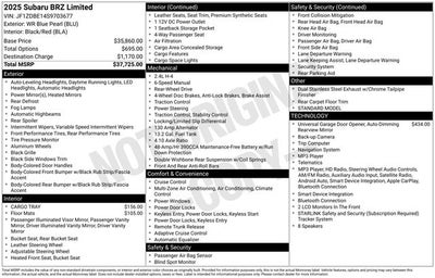 2025 Subaru BRZ Limited