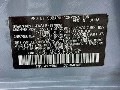 2018 Subaru Crosstrek 2.0i Premium