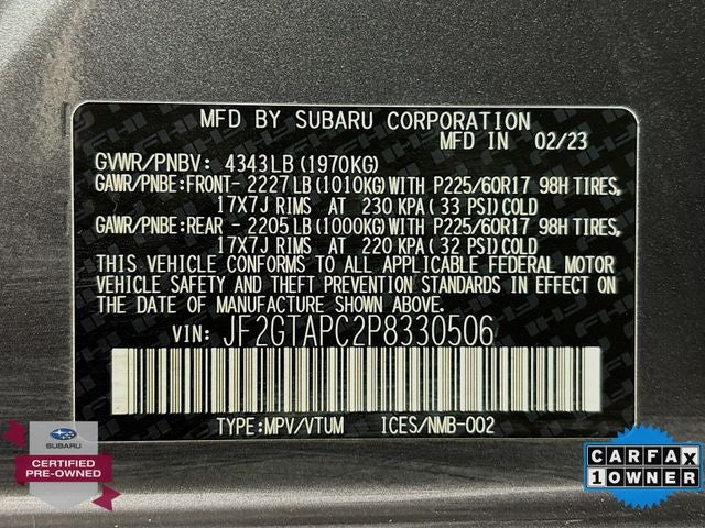 2023 Subaru Crosstrek Premium