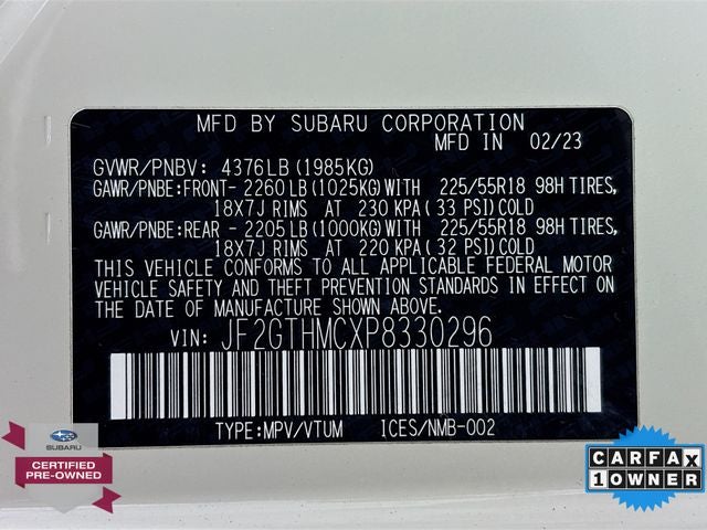 2023 Subaru Crosstrek Limited