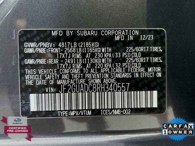 2024 Subaru Crosstrek Premium