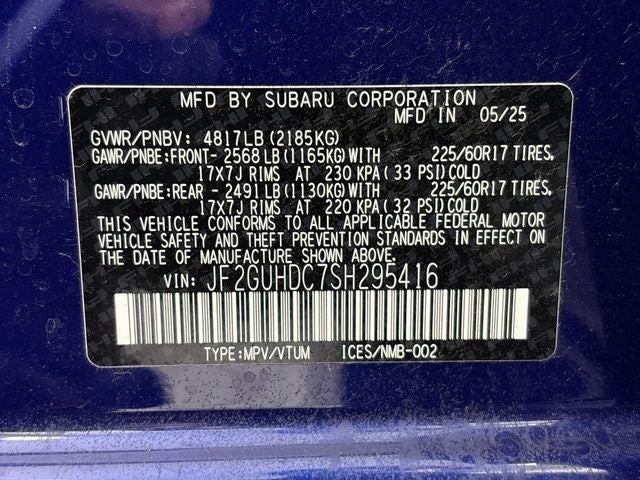 2025 Subaru Crosstrek Premium