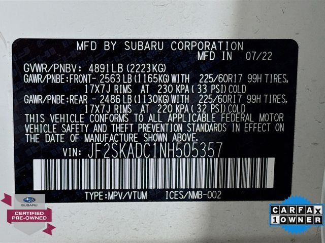 2022 Subaru Forester Premium