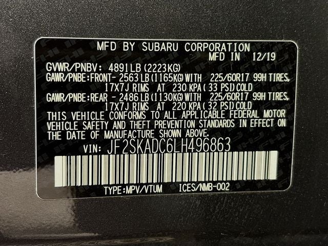2020 Subaru Forester Base