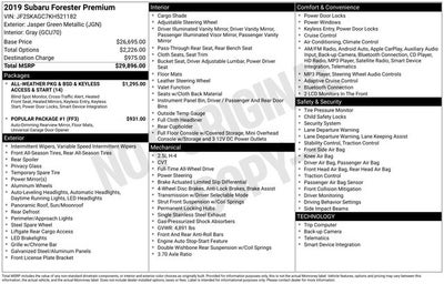 2019 Subaru Forester Premium