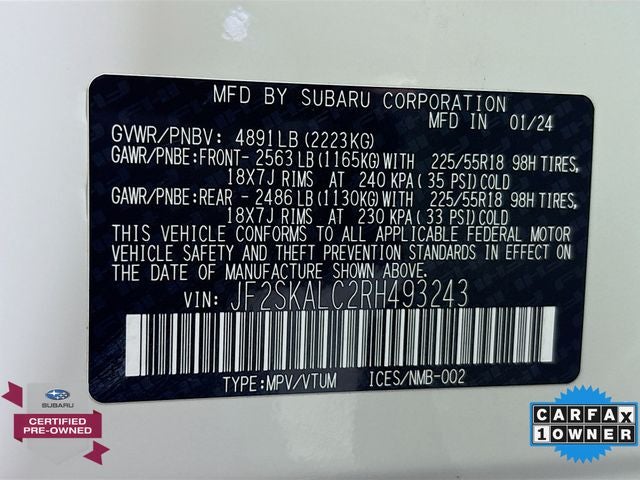 2024 Subaru Forester Limited