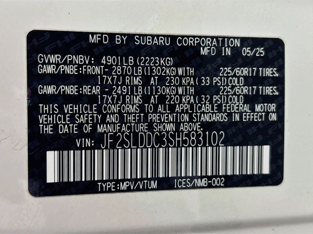 2025 Subaru Forester Premium