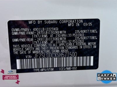 2025 Subaru Forester Premium