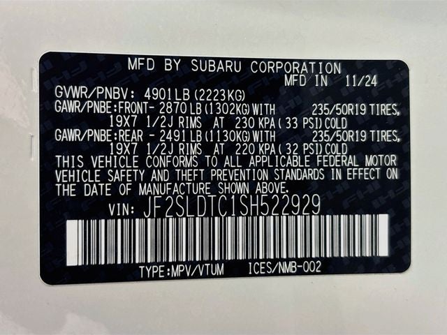 2025 Subaru Forester Touring