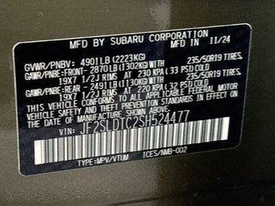 2025 Subaru Forester Touring