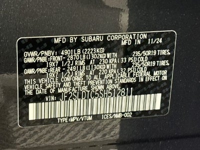 2025 Subaru Forester Touring