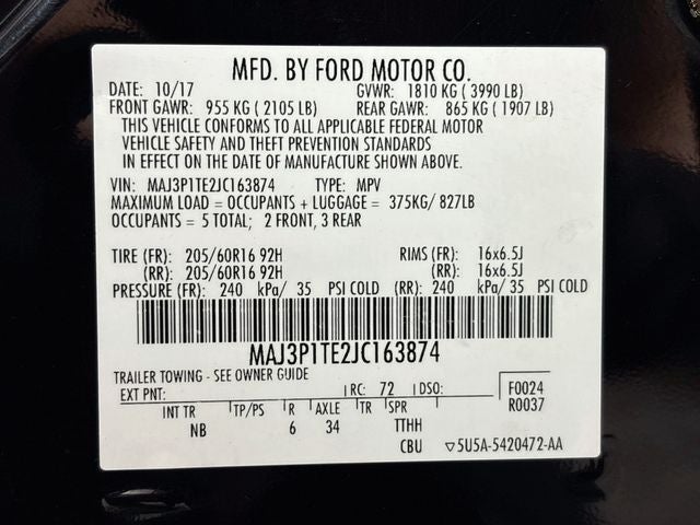 2018 Ford EcoSport SE