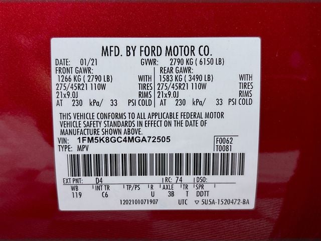 2021 Ford Explorer ST