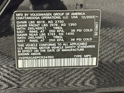 2023 Volkswagen Atlas 3.6L V6 SEL Premium R-Line