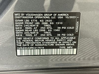 2024 Volkswagen Atlas Cross Sport 2.0T SE