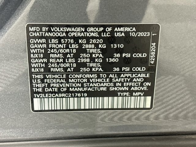 2024 Volkswagen Atlas Cross Sport 2.0T SE