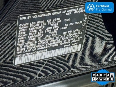 2024 Volkswagen Atlas 2.0T SE