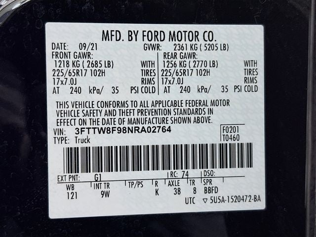 2022 Ford Maverick XL