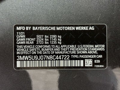 2022 BMW 3 Series M340i xDrive