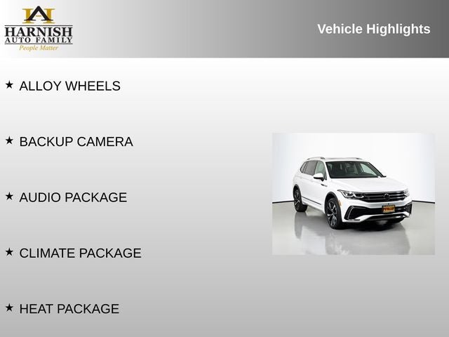 2022 Volkswagen Tiguan 2.0T SEL R-Line