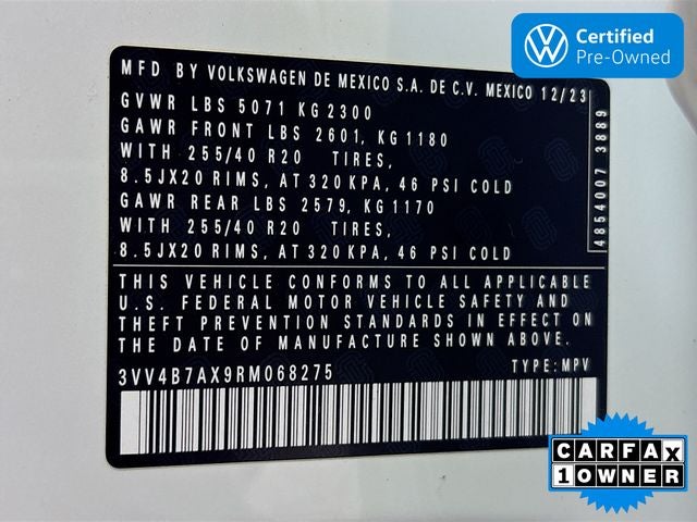 2024 Volkswagen Tiguan 2.0T SEL R-Line