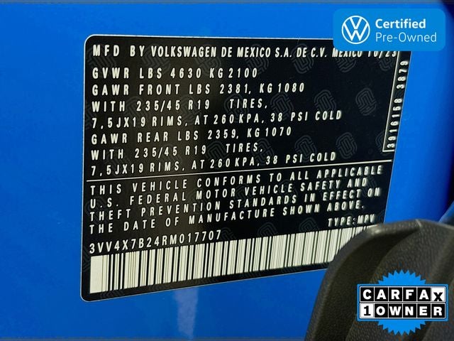 2024 Volkswagen Taos 1.5T SEL