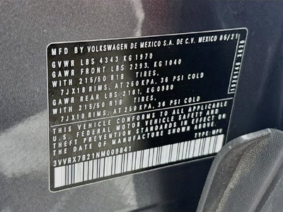 2022 Volkswagen Taos 1.5T SE
