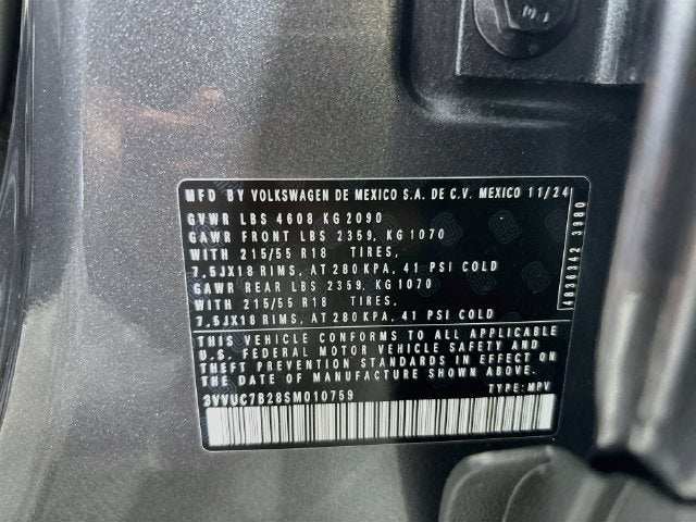 2025 Volkswagen Taos 1.5T SE