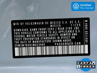 2026 Volkswagen Jetta GLI 2.0T Autobahn