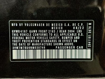 2022 Volkswagen Jetta 1.5T SE