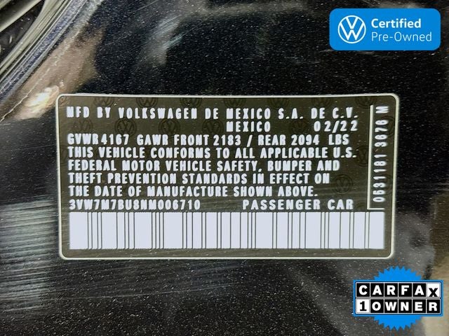 2022 Volkswagen Jetta 1.5T SE