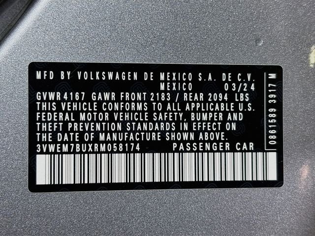 2024 Volkswagen Jetta 1.5T SE