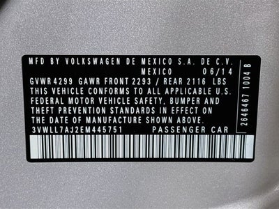 2014 Volkswagen Jetta 2.0L TDI w/Premium/Navigation