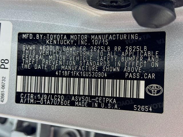 2016 Toyota Camry XSE