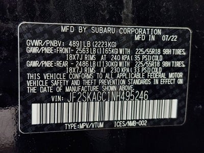 2022 Subaru Forester Sport