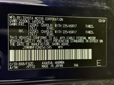 2022 Toyota RAV4 Hybrid XLE