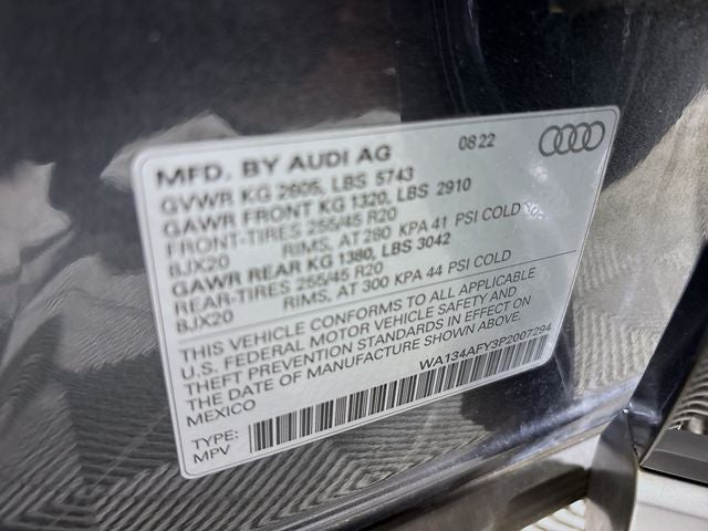 2023 Audi SQ5 Sportback Prestige quattro
