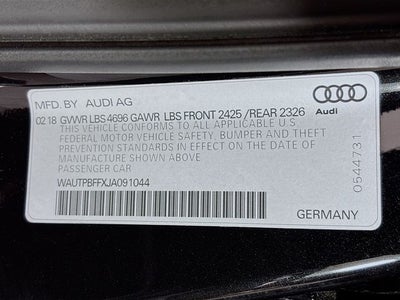 2018 Audi A3 e-tron 1.4t premium plus premium plus