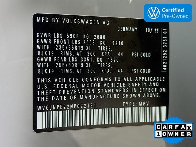 2022 Volkswagen ID.4 Pro