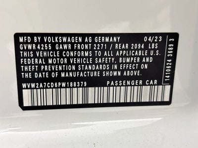 2023 Volkswagen Golf GTI 2.0T SE